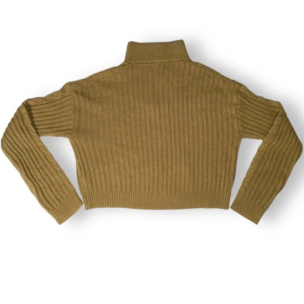 SHEIN Drop Shoulder O-Ring Quarter Zip Sweater size M Fall Winter - Picture 5 of 12